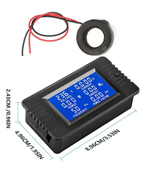 Buy AC Panel Meter AC 80-260V 100A Digital Current Voltage Power Energy ...
