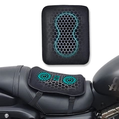 STHIRA Motocycle Seat Cushion, Motorcycle Gel Seat Cushion Breathable ...