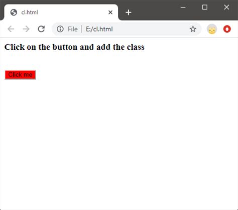 Class List in JavaScript 的图像结果