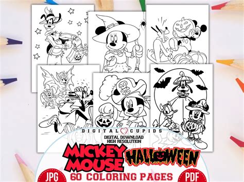 Mickey Mouse Clubhouse Halloween Coloring Pages