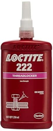 Loctite 222-250ml, Threadlocker, Purple, prevention of loosening ...