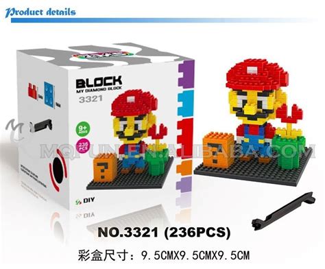 Buy LOZ Cartoon Diamond Blocks super mario Blocks Cute Mini Blocks DIY ...