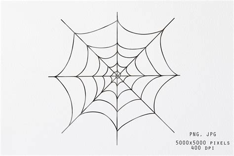 Spider Web Clipart Element Graphic by iuvmiro · Creative Fabrica