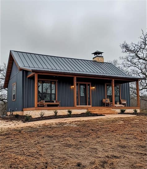 Pin by Erika Custer on Tiny Cabins in 2025 | Metal building house plans ...