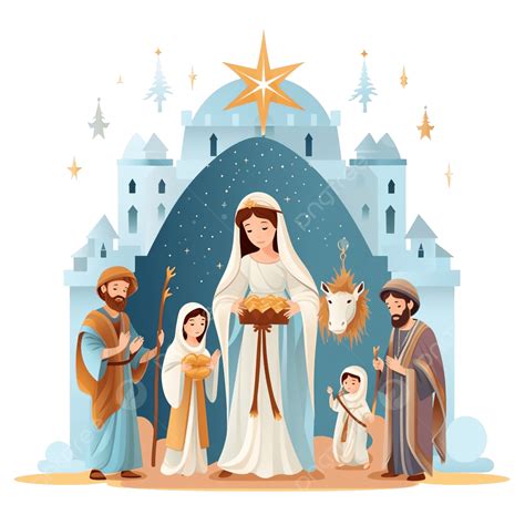 Christmas Nativity Scene Parade Of Children On Winter Day, Ancient City ...