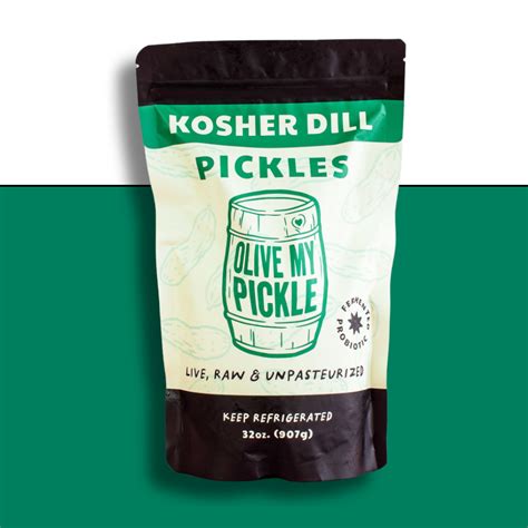 Kosher Dill Pickle | Fermented Probiotic Pickles