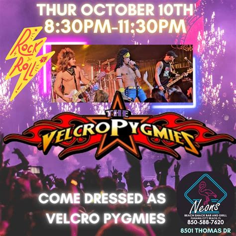 Rock & Roll Night with Velcro Pygmies , 8501 Thomas Drive, Panama City ...