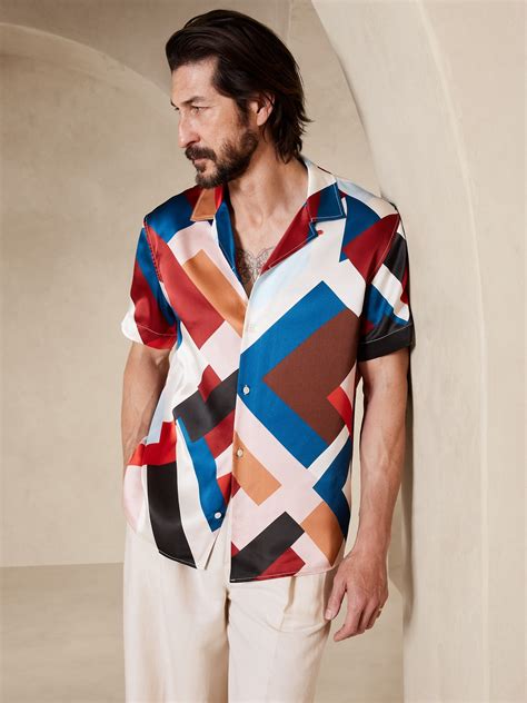Silk Shirts For Men | Banana Republic