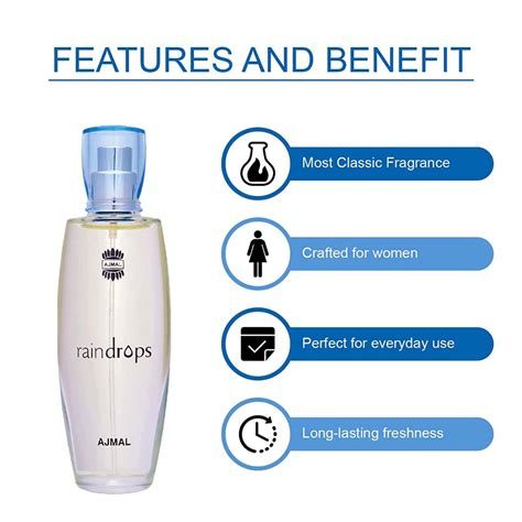 Buy AJMAL WISAL EDP 50ML PERFUME FOR WOMEN AND RAINDROPS EDP 50ML ...