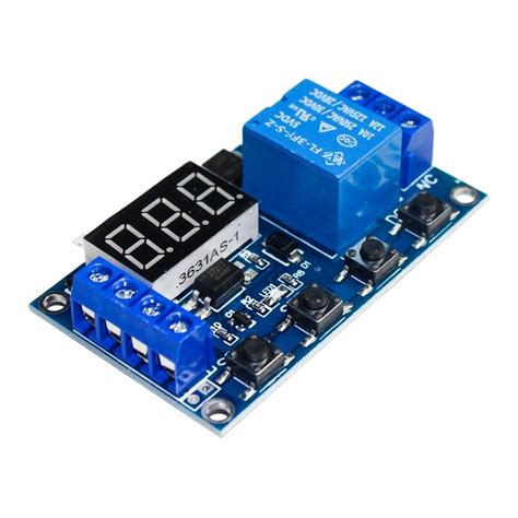 6-30V 1-Channel Power Relay Module with Adjustable Timing Cycle buy ...