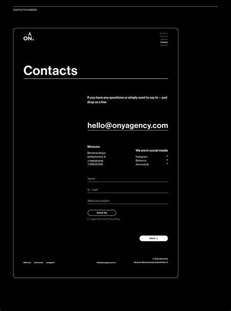 ONY. Agency on Behance