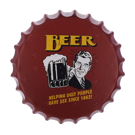 Eazy Wagon - Art Home Bar Wall Decor | Metal Bottle Caps Wall Sign ...