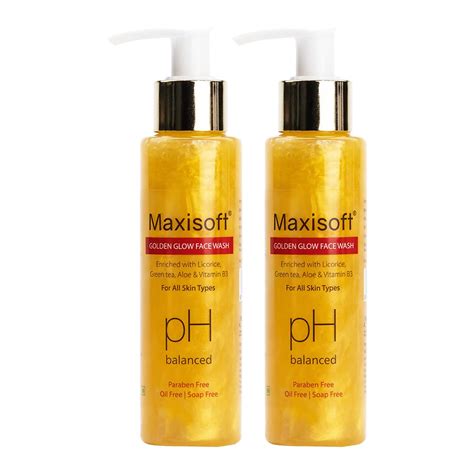 Maxisoft Golden Glow Face Wash (100 ml - Pack of 2) | Regain your ...