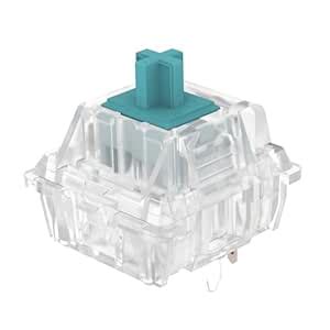 DUROCK T1 Tactile Keyboard Switches, 5 Pins Tactile Switches 67g Gold ...