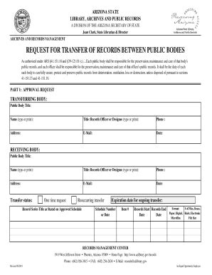 Fillable Online azlibrary LIBRARY, ARCHIVES AND PUBLIC RECORDS Fax ...