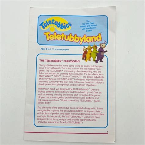 Teletubbyland Teletubbies Board Game Vintage | Ubuy India