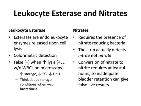 Wbc Esterase Abnormal