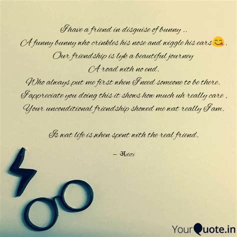 I have a friend in disgui... | Quotes & Writings by Aditi | YourQuote