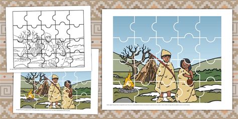 Guía de Trabajo: Puzzle - Pueblo Selk'nam