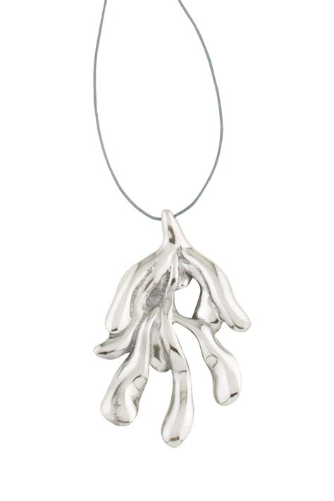 The exotic silvery Sirena Pendent - Large in Aluminum! - Manifest Design