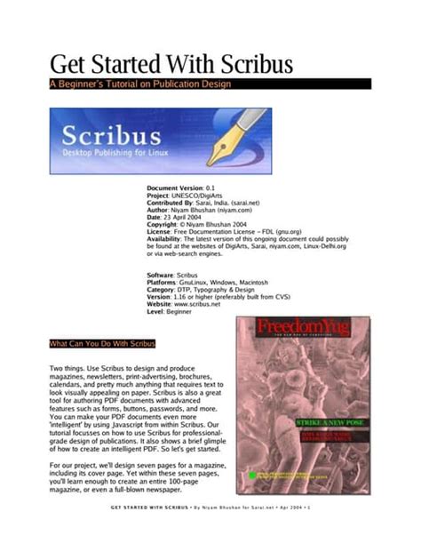 Image result for Scribus Script Tutorial