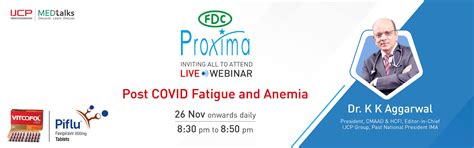Live Webinar | Post Covid Fatigue and Anemia | Proxima | MedTalks