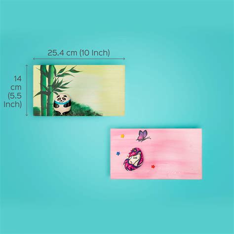 Buy Handpainted Sibling Pebble Art Unicorn Kids Nameboard Online On Zwende