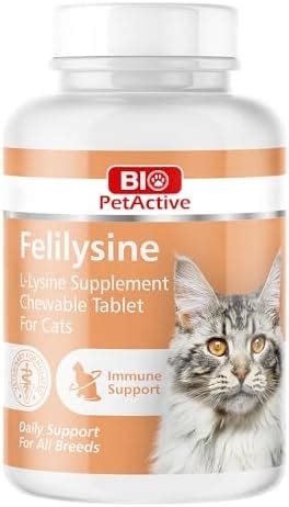 Bio PetActive Felilysine 0,5 g 45 Tablet L-Lysine Supplement Chewable ...