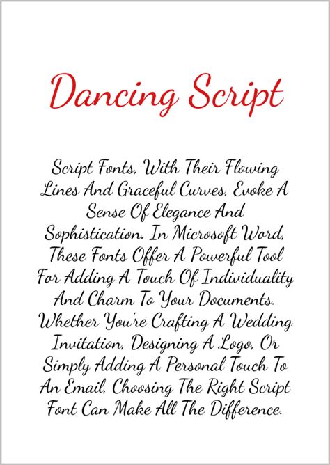 Image result for Word Script Fonts