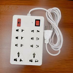 TOOLART Extension board 8 Socket Extension Boards 8 Socket Extension ...