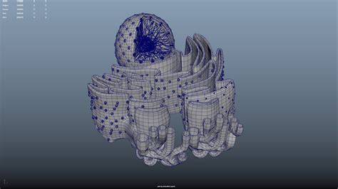 Nucleus With Endoplasmic Reticulum 3D Model - TurboSquid 2210577