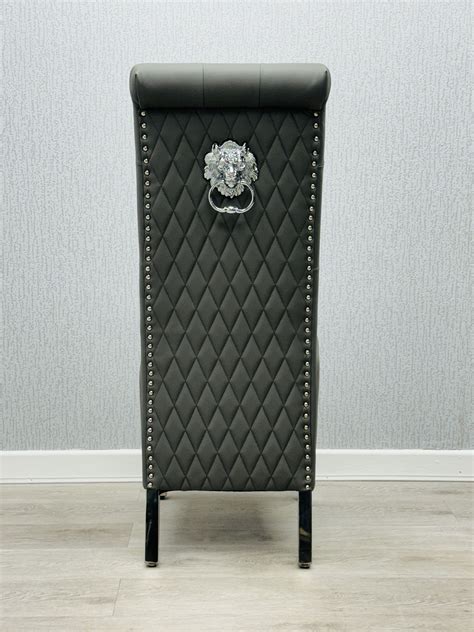 Sofia Grey PU Chair - ASR Interiors