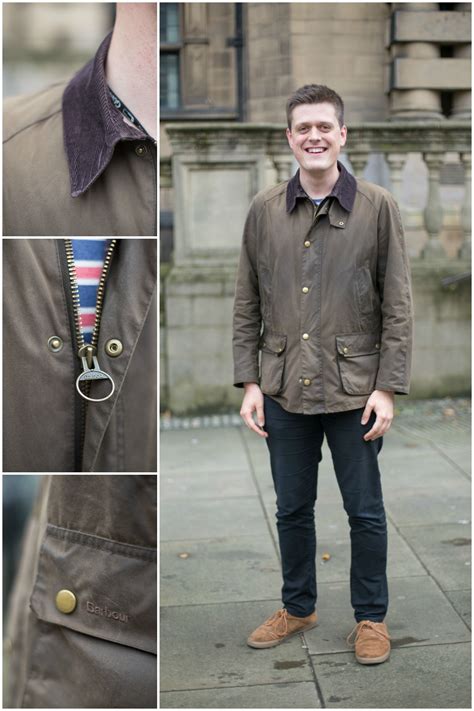 Jamie's Classic Barbour Wax Jacket for a Stylish October Day