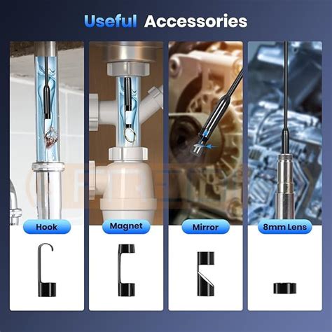 Endoscope Camera – Compatible with Android & iPhone - Plug and Play ...