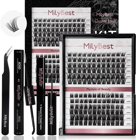 Amazon.com: MilyBest DIY Eyelash Extension Kit with 144 Pcs Lash ...