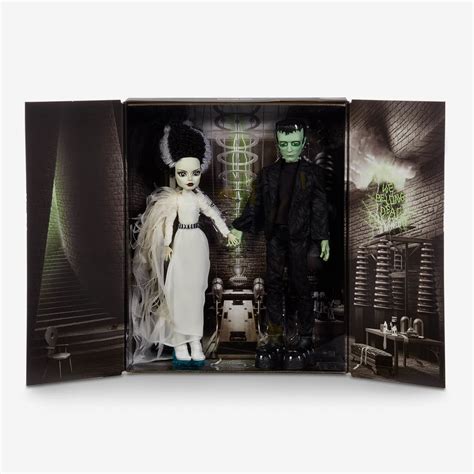 Frankenstein & Bride of Frankenstein Monster High Skullector Doll Set ...