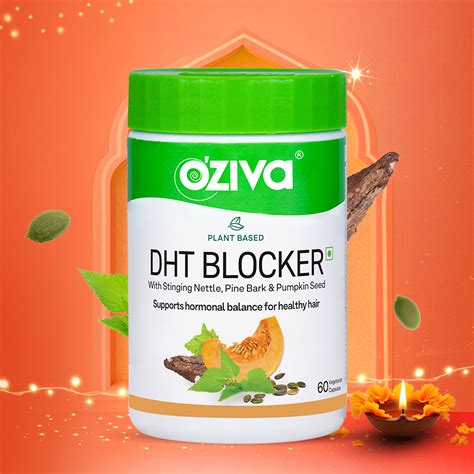 OZiva Plant Based DHT Blocker for Hair Fall Control & Scalp Health ...