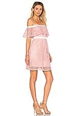 Bardot Off Shoulder Lace Dress in Petal | REVOLVE