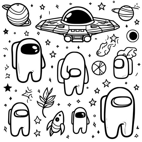 Among Us coloring pages - ColoringLib