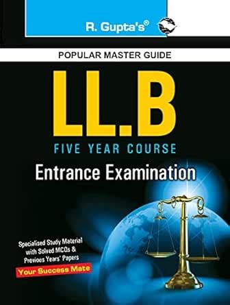 LLB Entrance Exam Guide: After 12th (5 Years Course) eBook : Gyan ...