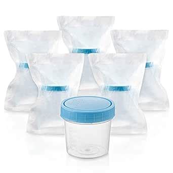 MaxiCare Disposable Sterile Specimen Collection Cups with Lids – Pack ...