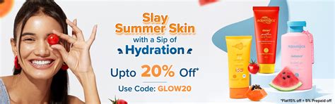 Aqualogica Summer Glow Starts Here! Use Code GLOW20 for up to 20% Off
