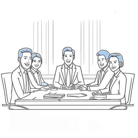 Business meeting scene with diverse professionals | Premium AI ...