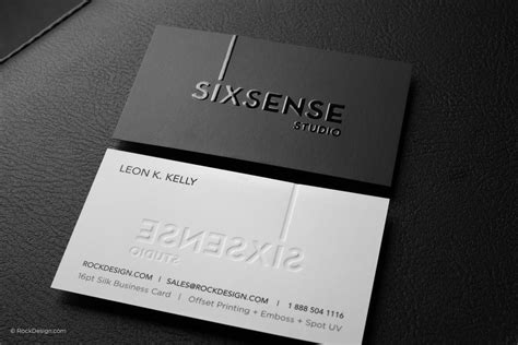 Embossed Logo Calling Card 的图像结果