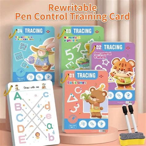 Handwriting Practice Book, Children Early Education Basic Calligraphy ...