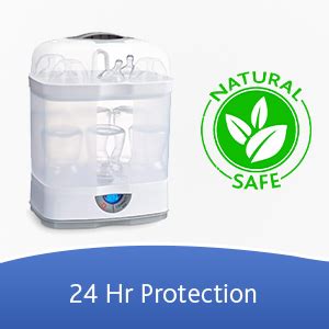 Buy Chicco 3 in1 Steam Sterilizer (Microwave Compatible) | 6 Bottles ...