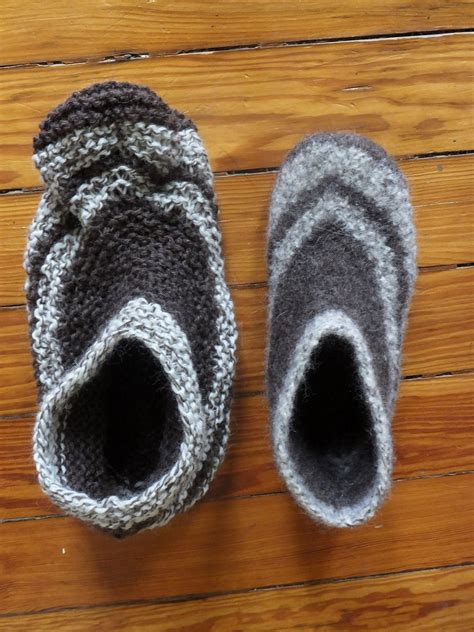 Image result for Felted Knitted Slipper Patterns