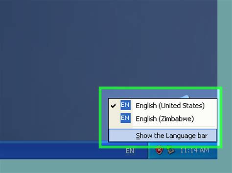 Image result for Windows XP Change Language