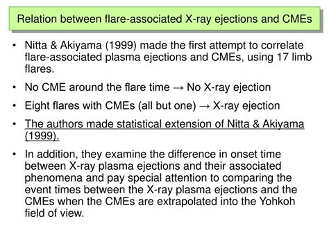 PPT - Statistical Study of Flare-Associated X-ray Plasma Ejections and Coronal Mass Ejections in ...
