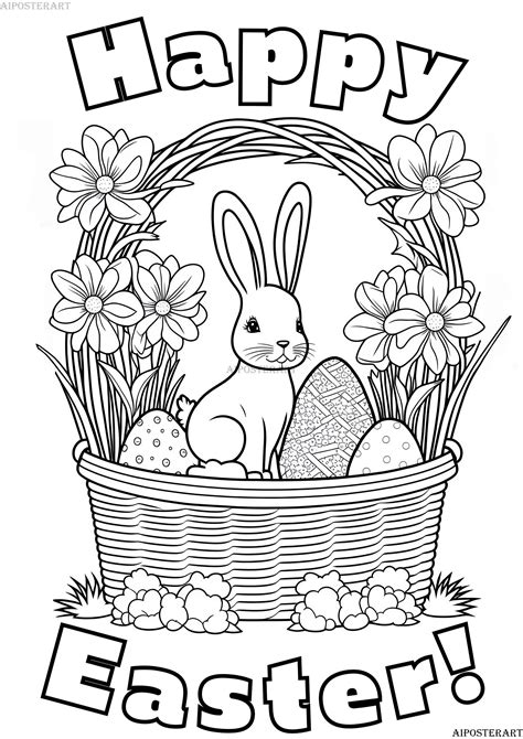 Coloring Page Of Easter